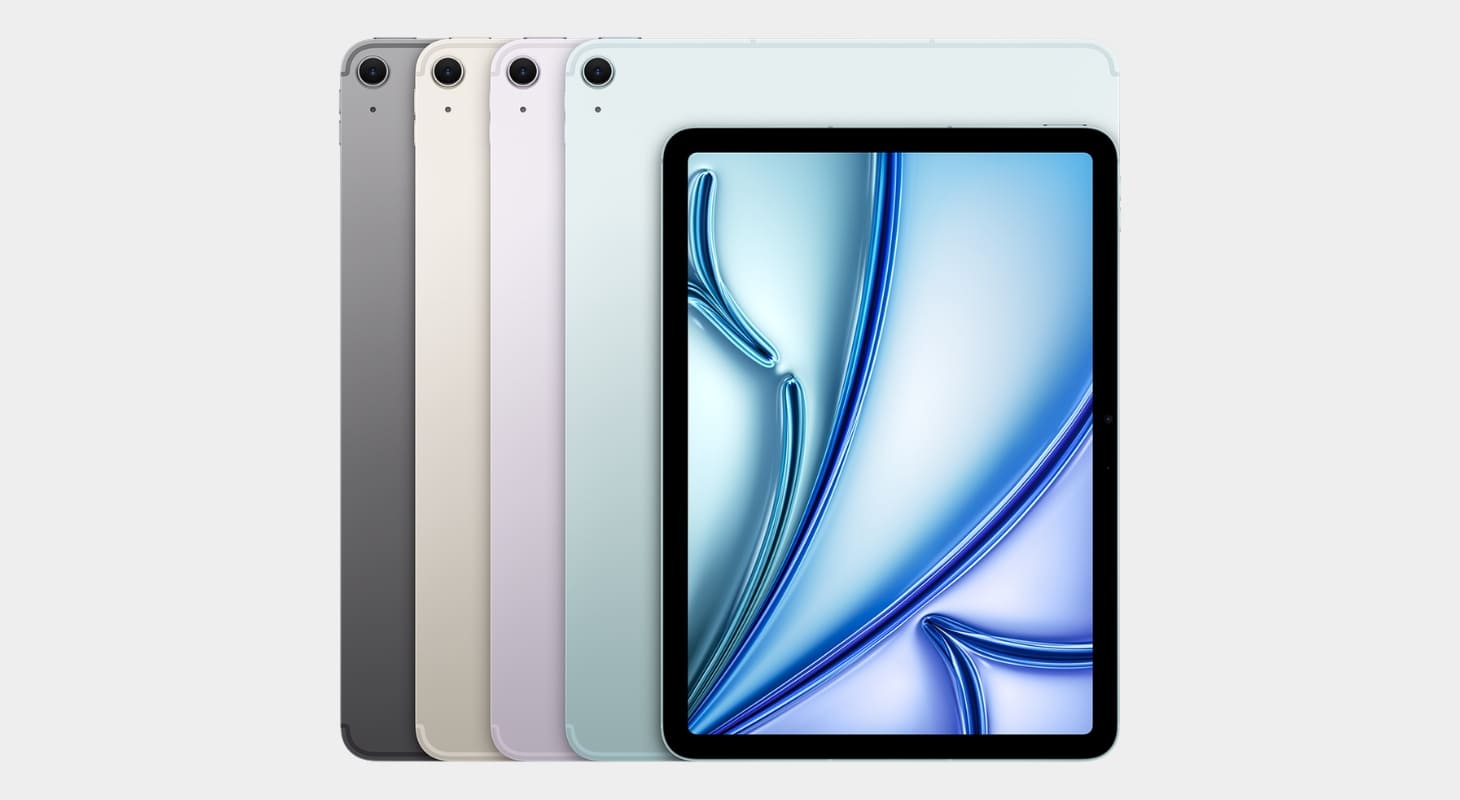 iPad Air M4 co 4 phiên bản màu sắc pastel trẻ trung