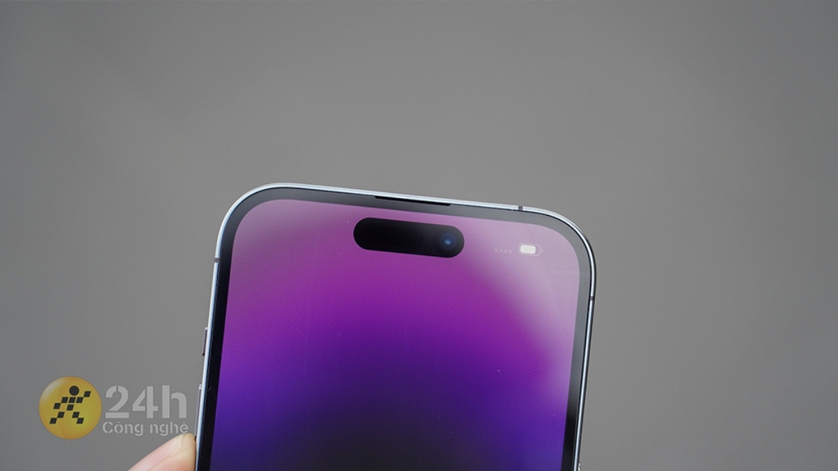 Khung viền th&eacute;p kh&ocirc;ng gỉ tr&ecirc;n iPhone 14 Pro Max