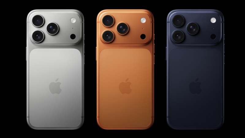 Bảng màu iPhone 17 Pro và iPhone 17 Pro Max