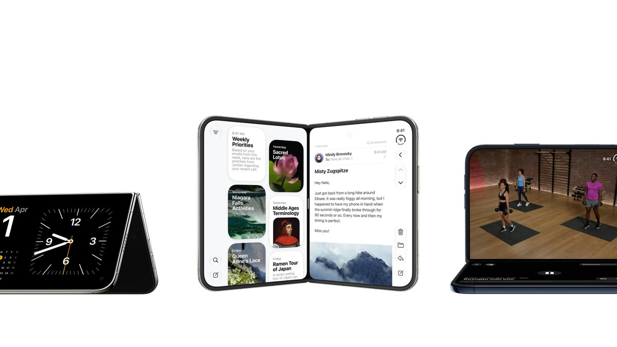 iOS 27 giúp giao diện tự thích ứng mỗi khi bạn gập, mở, xoay ngang hay lật iPhone Duo iOS 27 giúp giao diện tự thích ứng mỗi khi bạn gập, mở, xoay ngang hay lật iPhone Duo