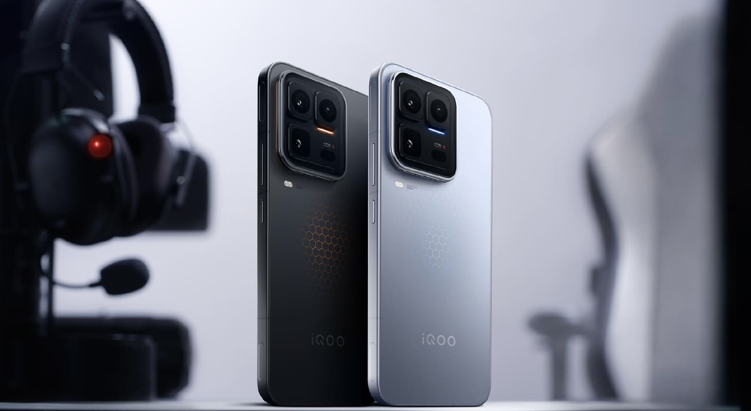 iQOO 15 Ultra có 2 màu Xám và Đen thời thượng