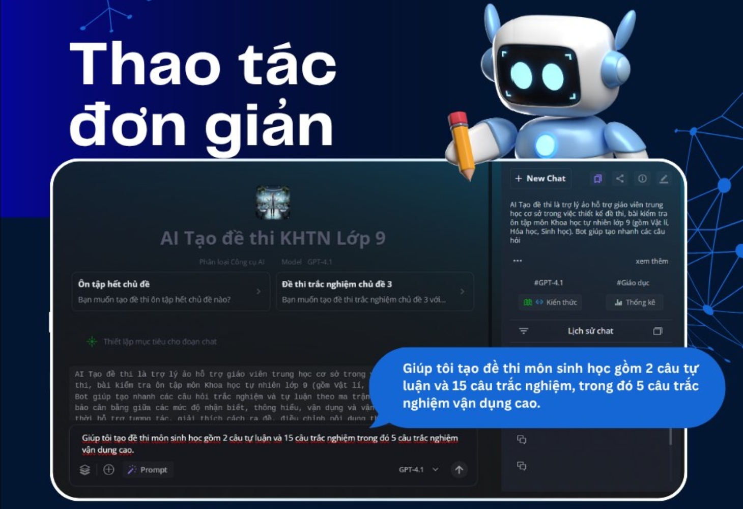 IronAI hỗ trợ giáo viên soạn đề kiểm tra