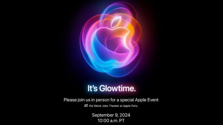 Thư mời sự kiện Its Glowtime được Apple gửi đi trên toàn cầu