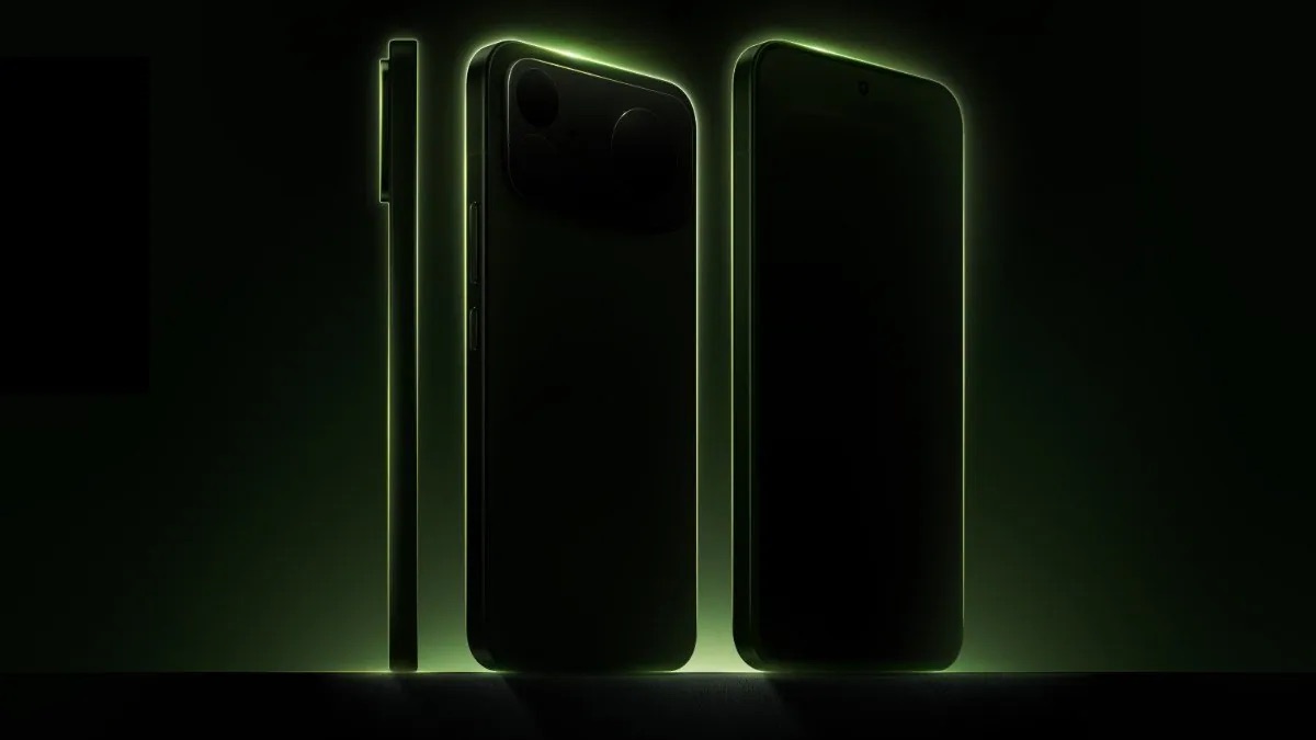 Redmi K100 Sở Hữu Khung Viền Kim Loại Cùng Với Màu Xanh Firefly Green.