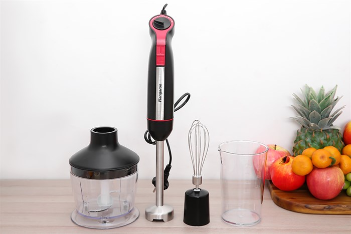 Máy xay sinh tố cầm tay Kangaroo KGHB800X thiết kế gọn nhẹ, động cơ mạnh mẽ