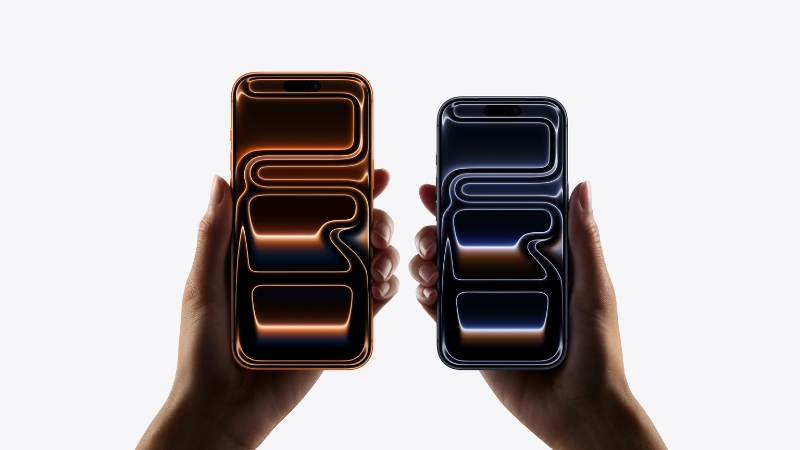 iPhone 17 Pro Max (bên trái) và iPhone 17 Pro (bên phải) iPhone 17 Pro Max (bên trái) và iPhone 17 Pro (bên phải)