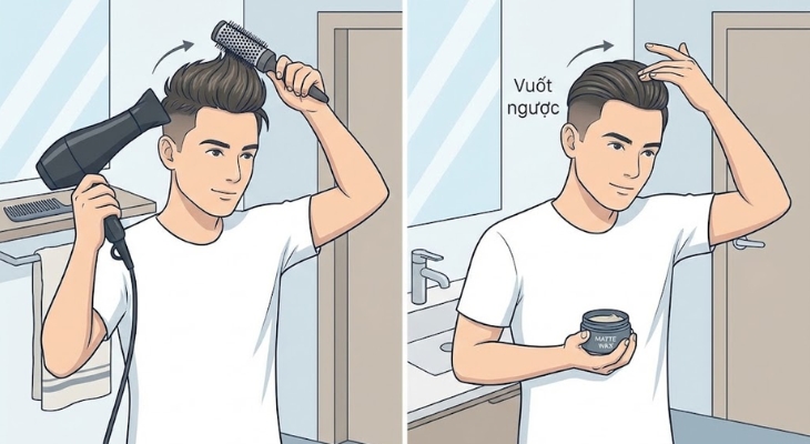Hướng dẫn tạo kiểu tóc undercut cho nam