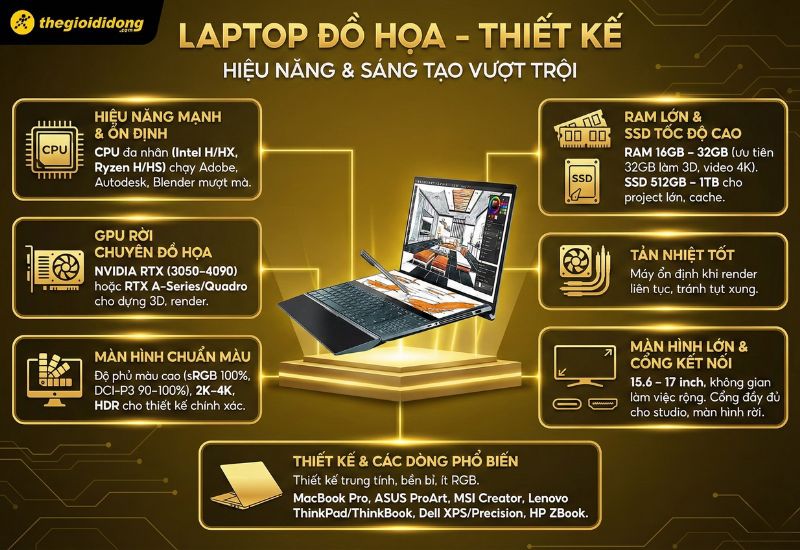 laptop đồ họa