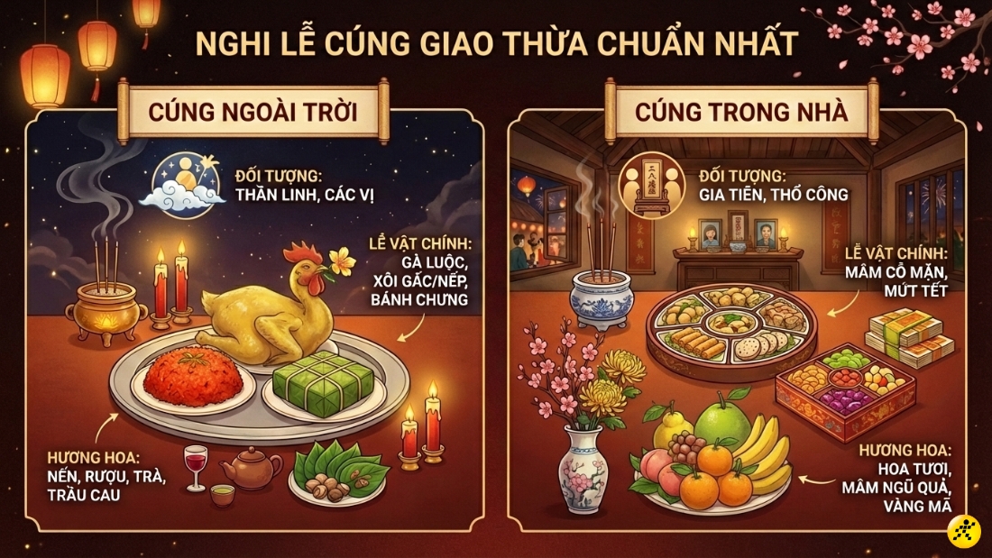 Nghi thức c&uacute;ng Lễ Trừ Tịch