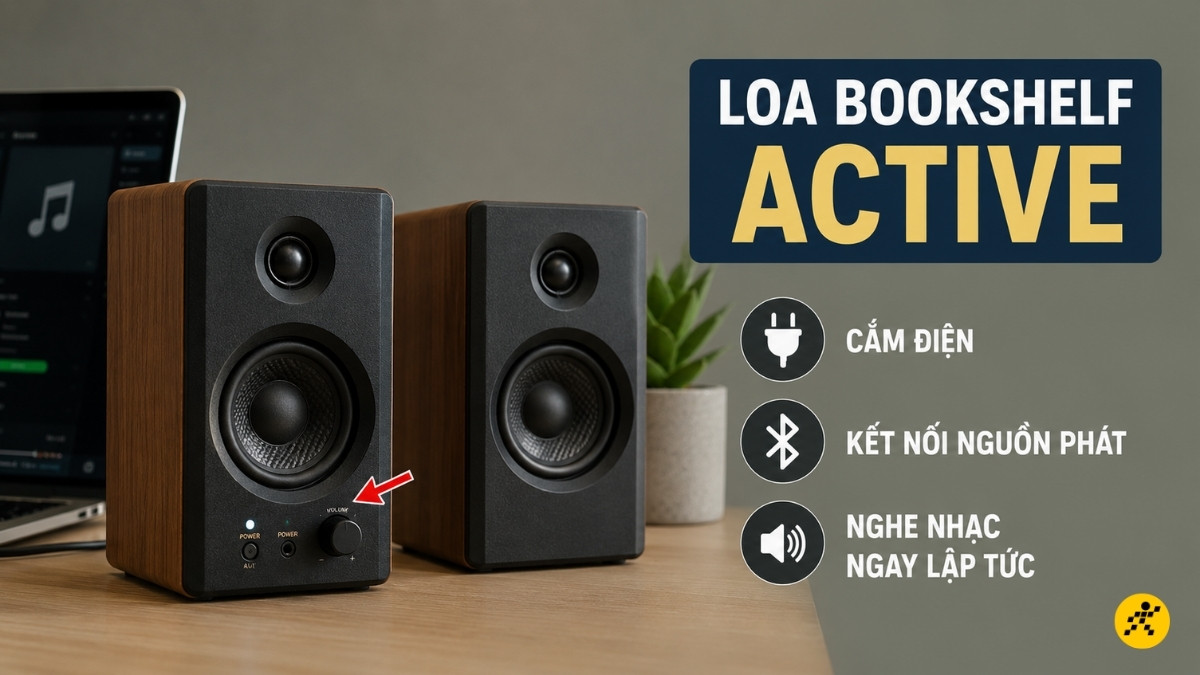 Loa bookshelf Active Loa bookshelf Active
