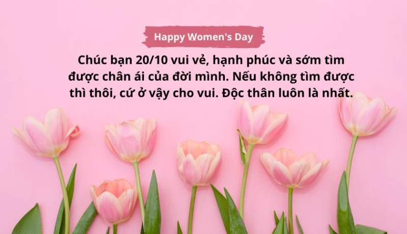Lời chúc 20/10 cho bạn bè thân thiết hay, độc đáo Lời chúc 20/10 cho bạn bè thân thiết hay, độc đáo