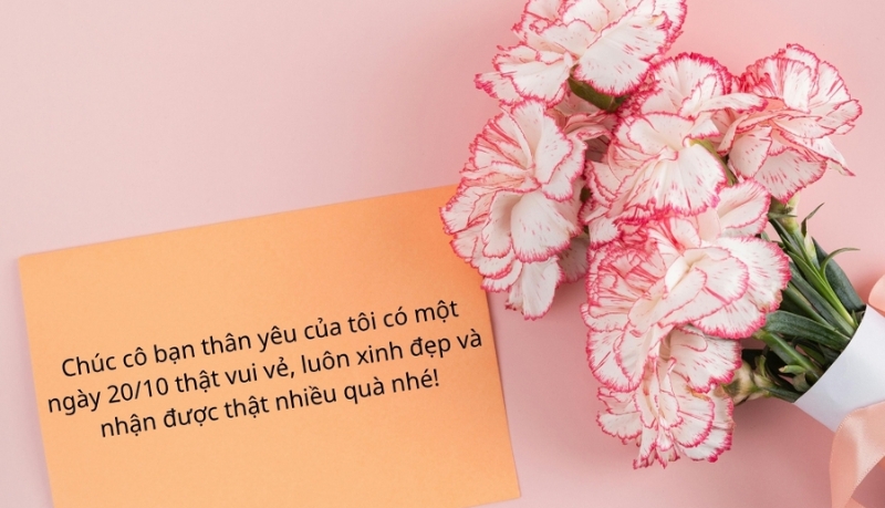 Lời chúc 20/10 cho bạn lâu năm hoặc ở xa dạt dào tình cảm Lời chúc 20/10 cho bạn lâu năm hoặc ở xa dạt dào tình cảm