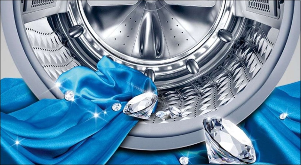 Lồng giặt Pillow với bề mặt hình gối nổi, chất liệu thép không gỉ và các lỗ thoát nước siêu nhỏ 2.5mm