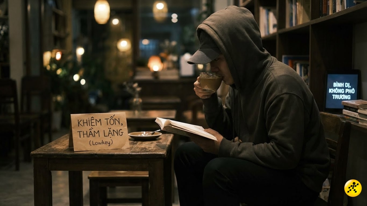 Lowkey chỉ phong c&aacute;ch sống, h&agrave;nh động hoặc cảm x&uacute;c k&iacute;n đ&aacute;o, khi&ecirc;m tốn