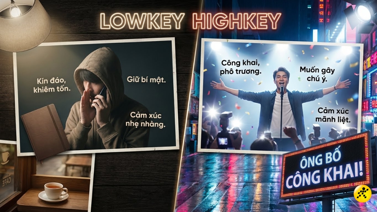 So s&aacute;nh Lowkey v&agrave; Highkey