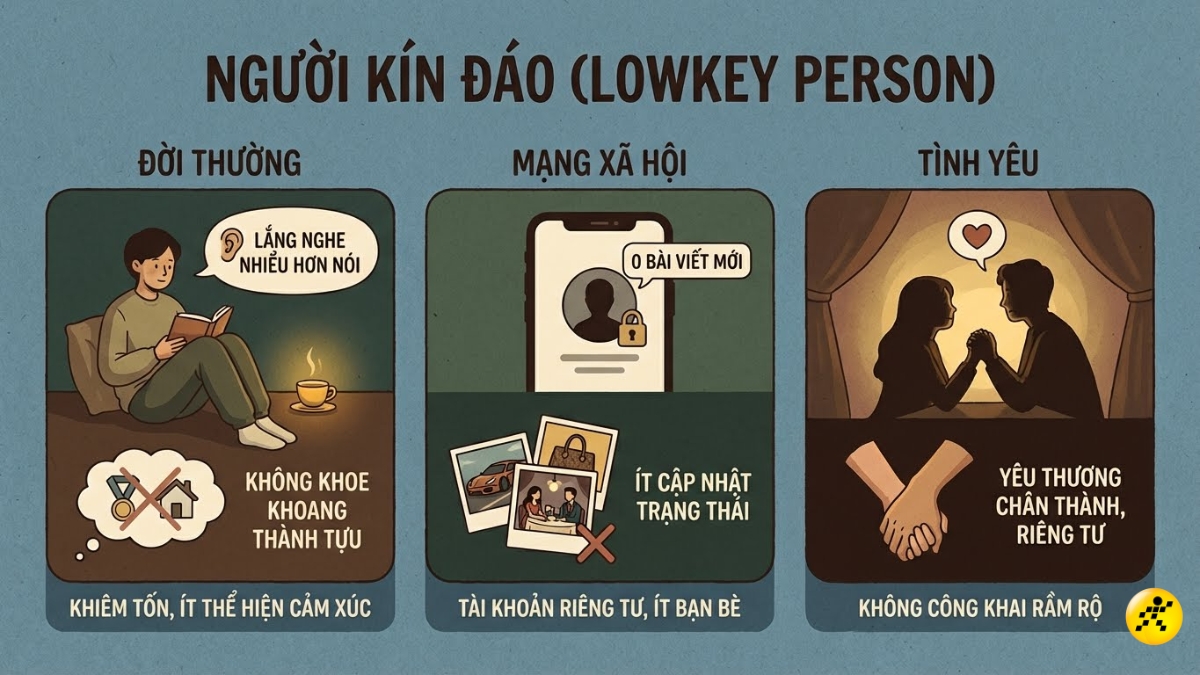 Biểu hiện của người sống lowkey