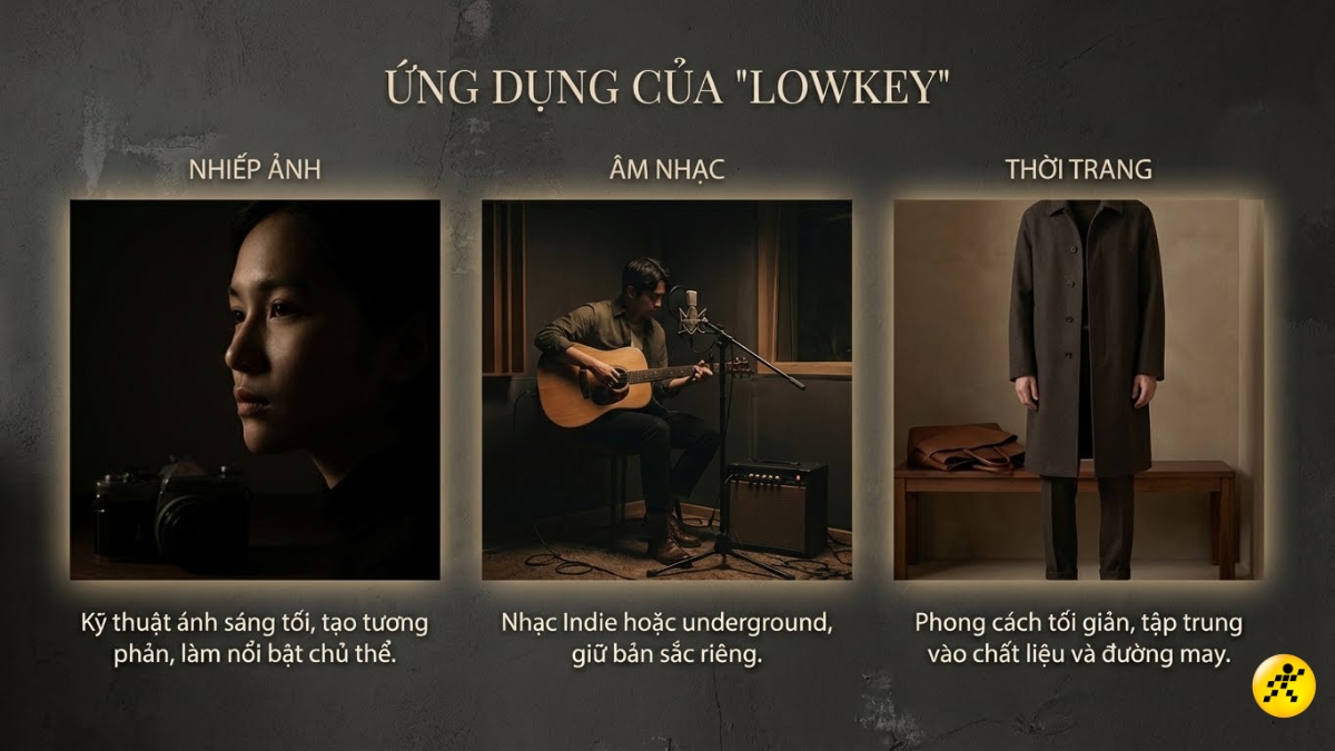 Ứng dụng của "lowkey" trong c&aacute;c lĩnh vực kh&aacute;c