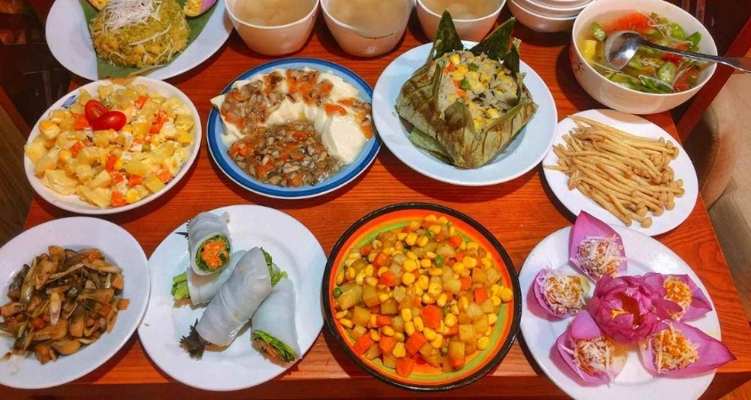 Mâm cúng chay mùng 1 Tết Mâm cúng chay mùng 1 Tết