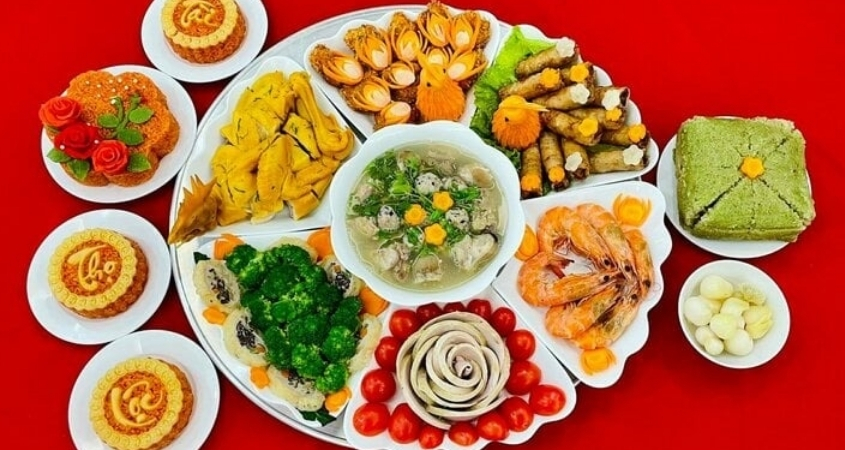 Mâm cỗ cúng tất niên