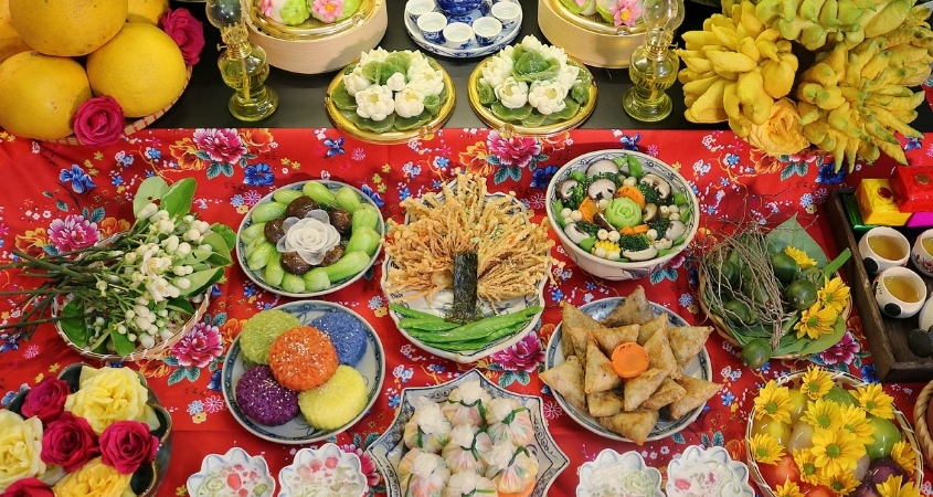 Cách trình bày mâm cúng tất niên