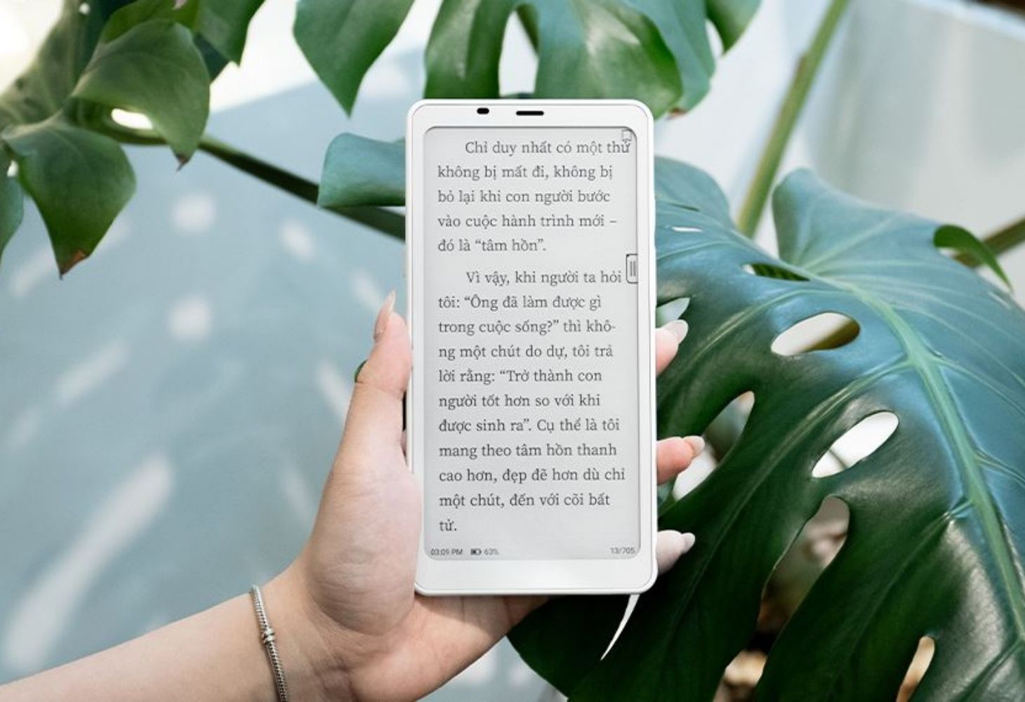 Máy đọc sách Boox Palma2 6.13 inch 128 GB có thể đọc thoải mái ngoài trời