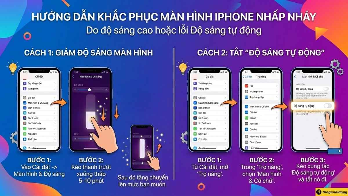 Giảm độ s&aacute;ng / Tắt 