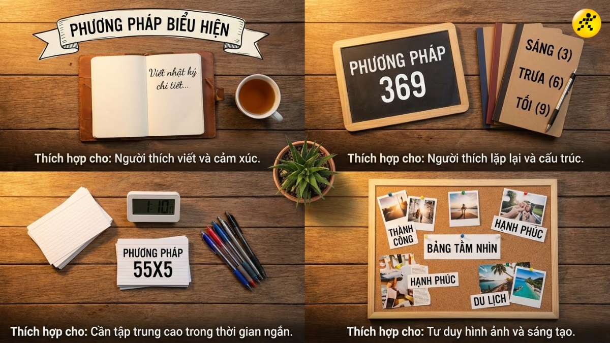 C&aacute;c phương ph&aacute;p manifest phổ biến