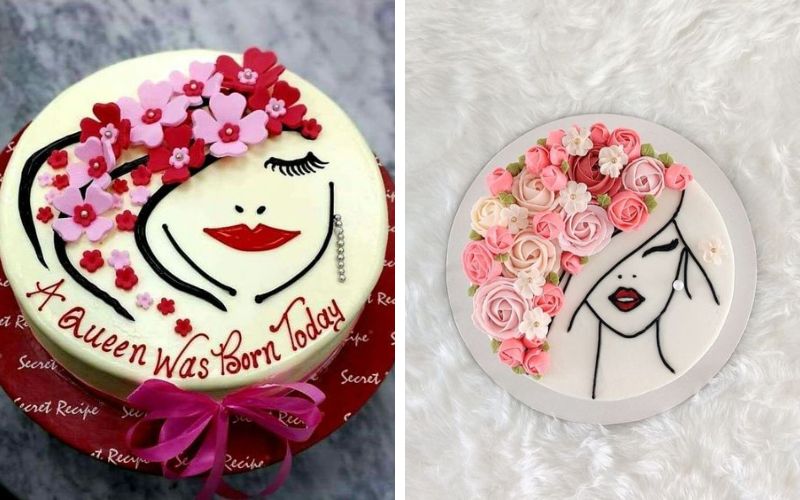 Mẫu bánh kem 8/3 2