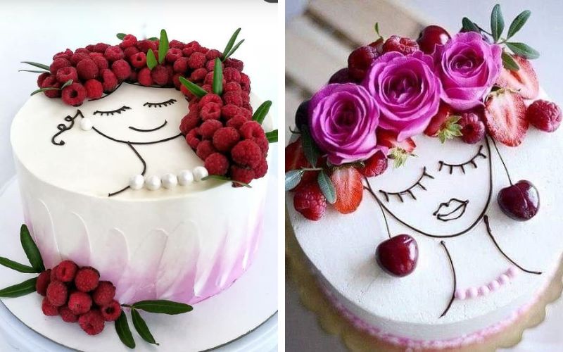 Mẫu bánh kem 8/3 tặng cô giáo 2