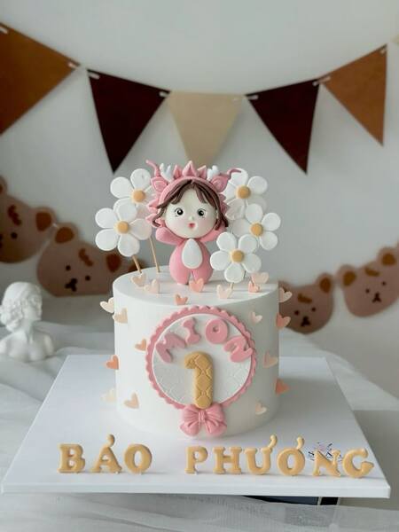 Mẫu bánh sinh nhật cho bé gái đẹp 2