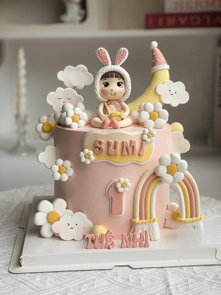 Mẫu bánh sinh nhật cho bé gái đẹp 3