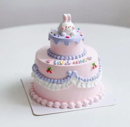 Mẫu bánh sinh nhật cho bé gái 2 tầng 3