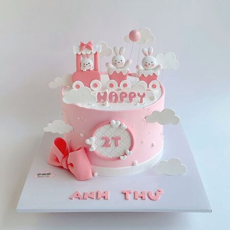 Mẫu bánh sinh nhật cho bé gái đẹp 10