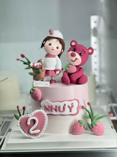 Mẫu bánh sinh nhật cho bé gái đẹp 13