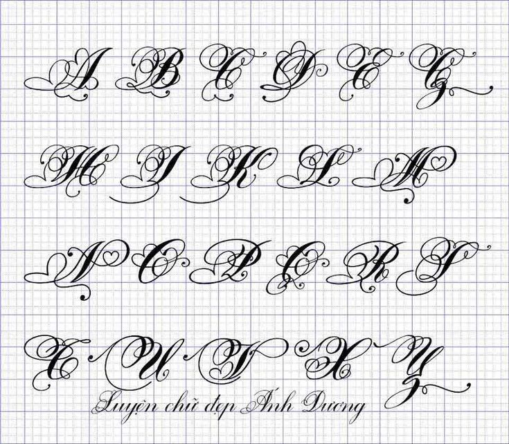 Mẫu chữ hoa sáng tạo 6 Mẫu chữ hoa sáng tạo 6