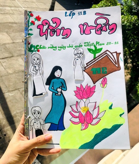 Mẫu tập san 20/11 số 17