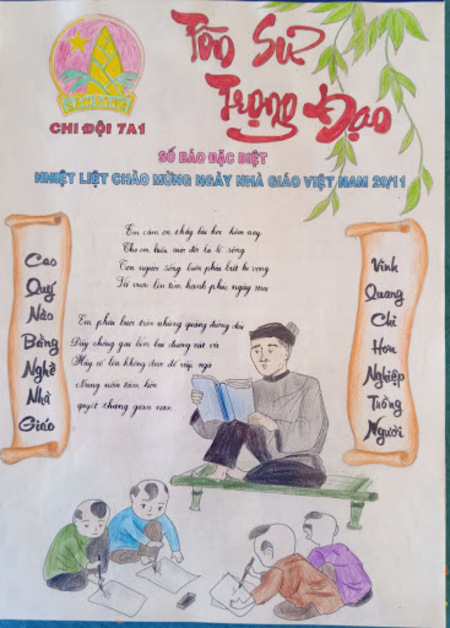 Mẫu tập san 20/11 số 33