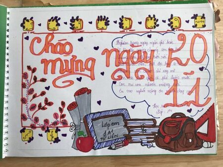 Mẫu tập san 20/11 số 35