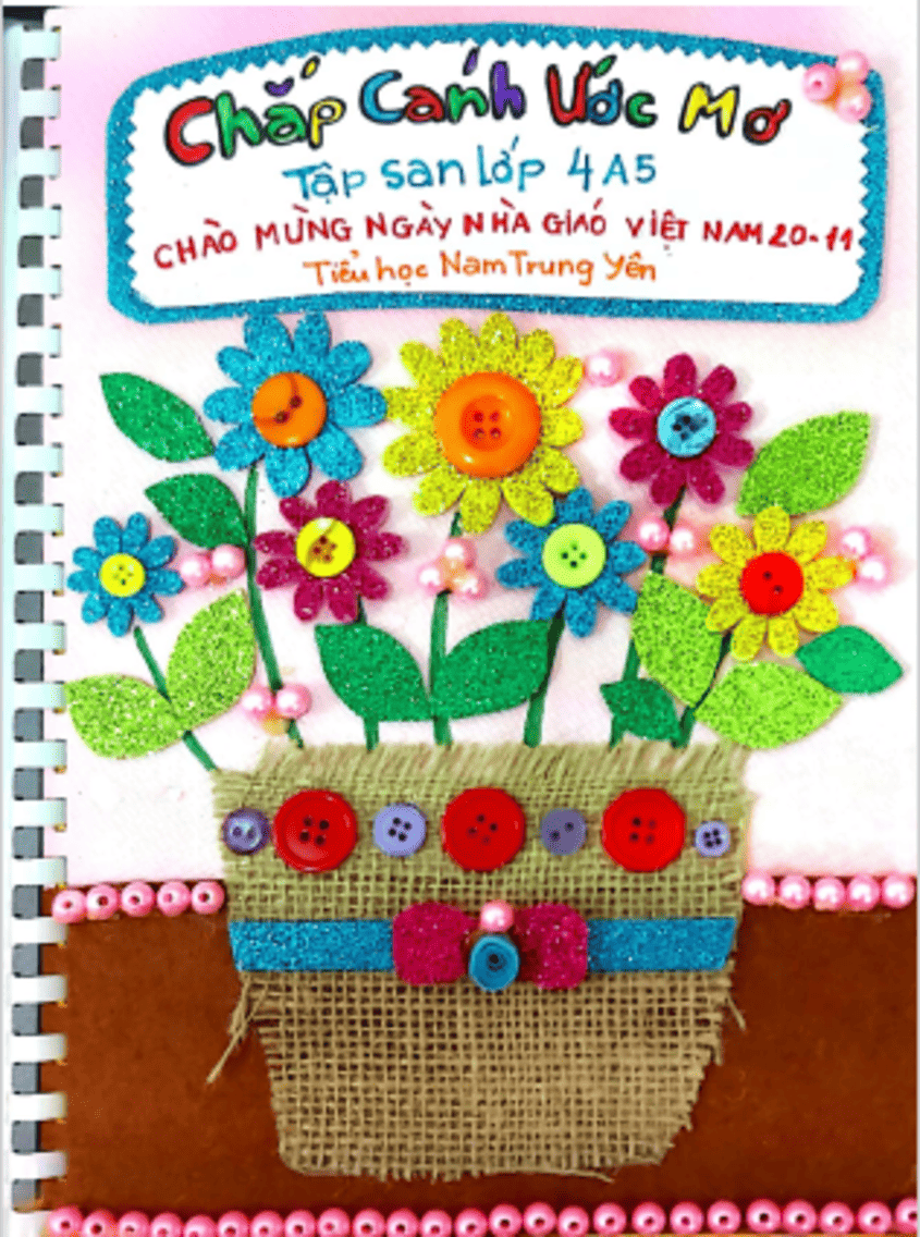 Mẫu tập san 20/11 số 45