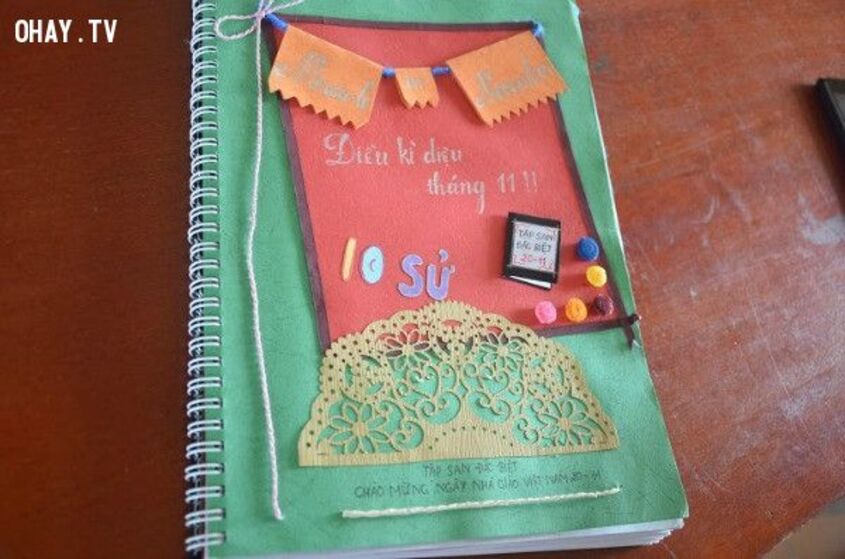 Mẫu tập san 20/11 số 11