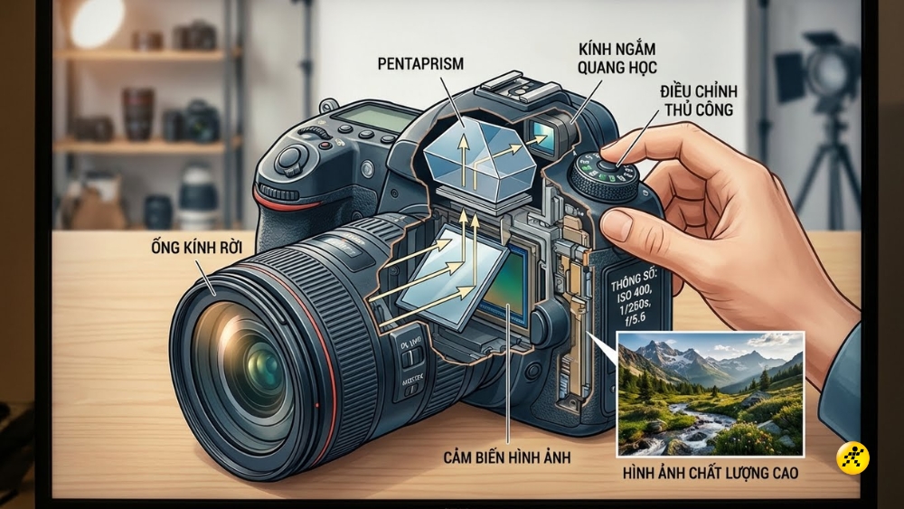 M&aacute;y ảnh DSLR (Digital Single-Lens Reflex)