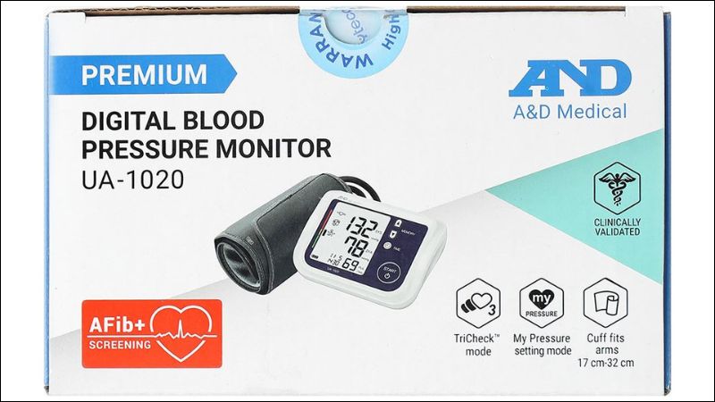 C&ocirc;ng dụng của M&aacute;y đo huyết &aacute;p bắp tay AND UA-1020 trong theo d&otilde;i sức khỏe