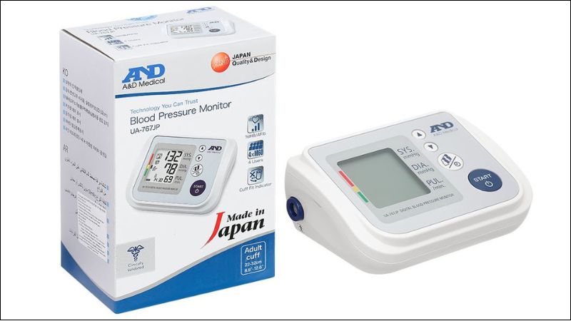 Công dụng của Máy đo huyết áp bắp tay AND UA-767JP trong theo dõi sức khỏe Công dụng của Máy đo huyết áp bắp tay AND UA-767JP trong theo dõi sức khỏe