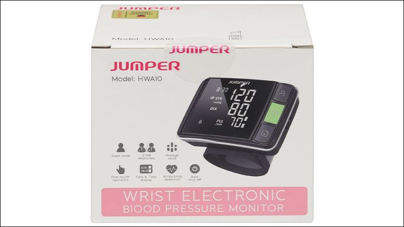 C&ocirc;ng dụng của M&aacute;y đo huyết &aacute;p cổ tay Jumper JPD-HWA10 trong theo d&otilde;i sức khỏe