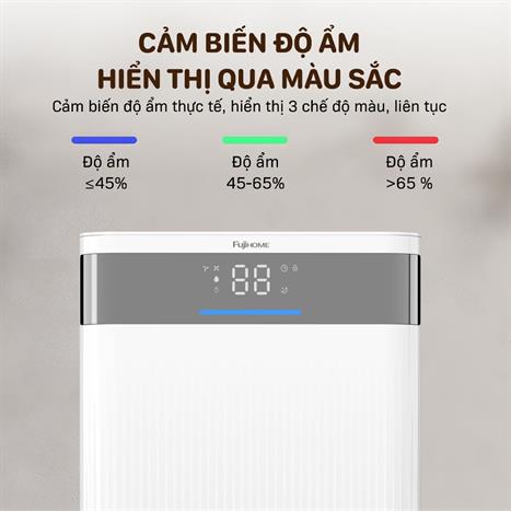 Máy hút ẩm FUJIHOME DH12NW giúp bảo vệ sức khỏe gia đình trong mùa nồm