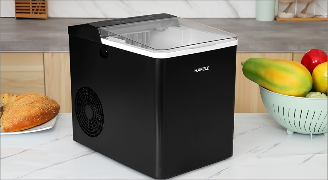 Máy làm đá Hafele HS-IM176B có công suất làm đá 12 kg/ngày với 9 viên mỗi mẻ