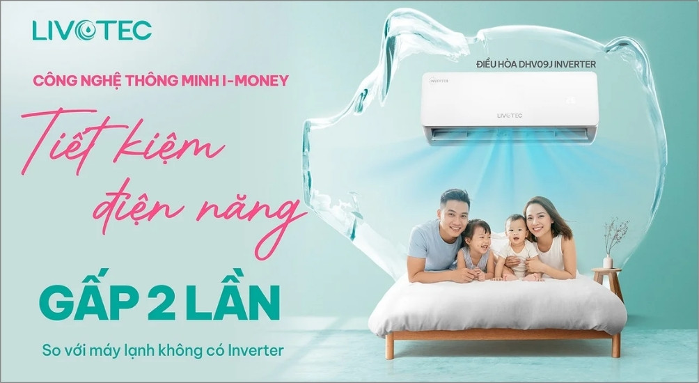 Máy lạnh Livotec hỗ trợ tiết kiệm điện năng trong quá trình sử dụng