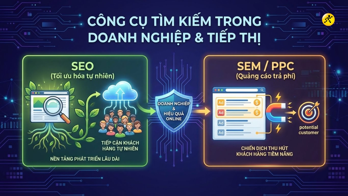 Vai tr&ograve; của m&aacute;y t&igrave;m kiếm với doanh nghiệp
