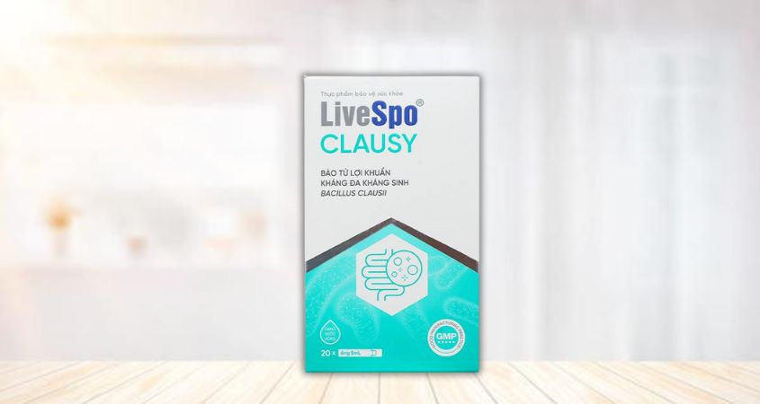 Men vi sinh Livespo Clausy hỗ trợ cải thiện hệ vi sinh đường ruột