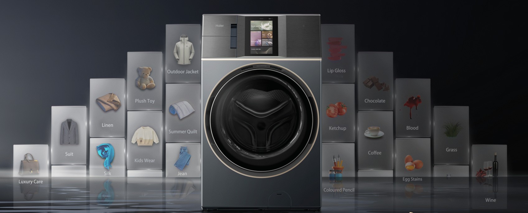 Máy giặt Haier là sự lựa chọn lý tưởng cho các gia đình hiện đại, yêu cầu cao về công nghệ và thẩm mỹ
